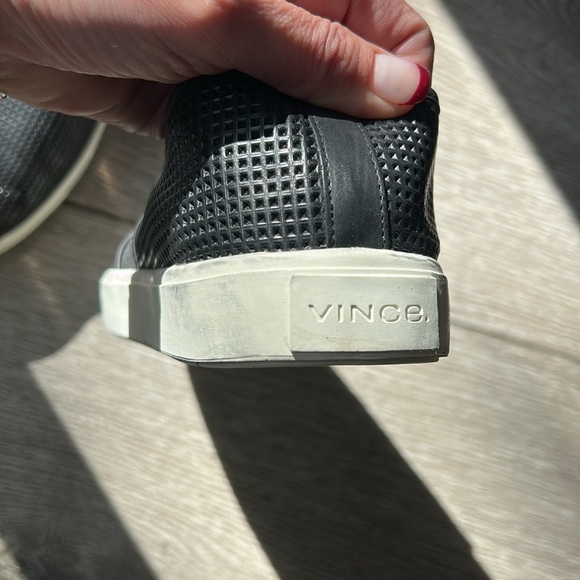 VINCE Perforated Leather Blair Sneaker, NEW. 
Style # 52862 - Picture 10 of 11